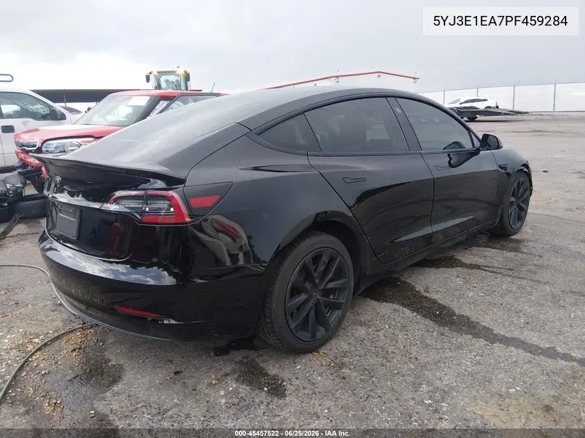 2023 Tesla Model 3 Rear-Wheel Drive VIN: 5YJ3E1EA7PF459284 Lot: 45457522