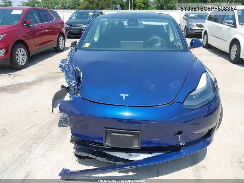 2023 Tesla Model 3 Performance Dual Motor All-Wheel Drive VIN: 5YJ3E1EC5PF508354 Lot: 45667869