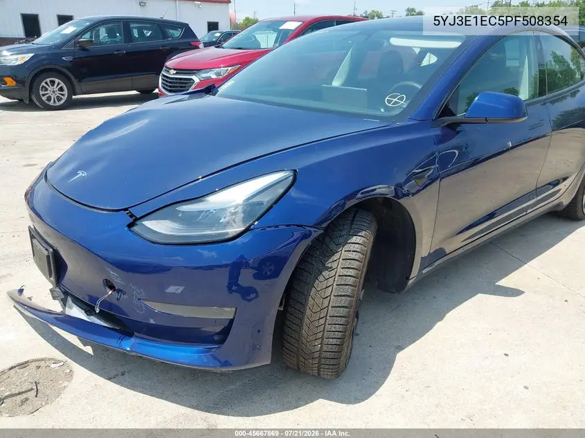 2023 Tesla Model 3 Performance Dual Motor All-Wheel Drive VIN: 5YJ3E1EC5PF508354 Lot: 45667869