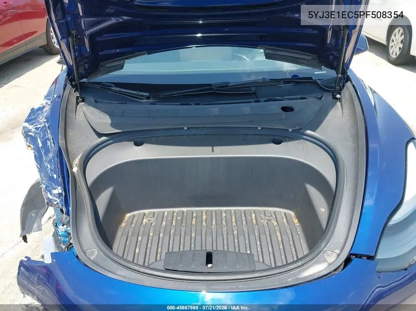 2023 Tesla Model 3 Performance Dual Motor All-Wheel Drive VIN: 5YJ3E1EC5PF508354 Lot: 45667869
