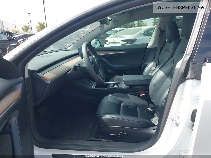 2023 Tesla Model 3 Long Range Dual Motor All-Wheel Drive VIN: 5YJ3E1EB8PF636269 Lot: 45672621