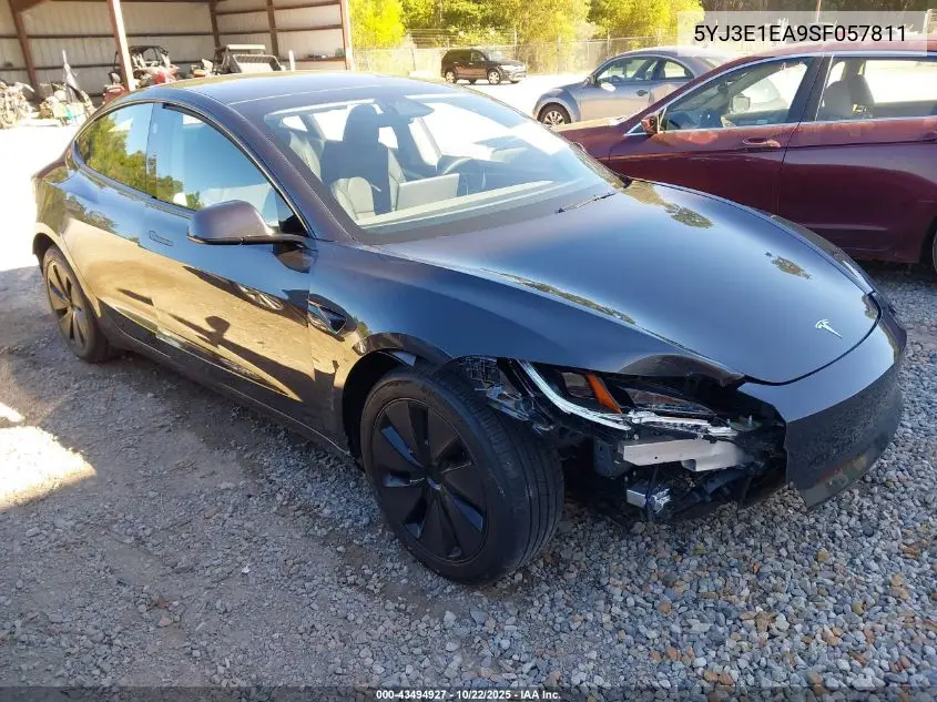 5YJ3E1EA9SF057811 2025 Tesla Model 3 Long Range Rear-Wheel Drive
