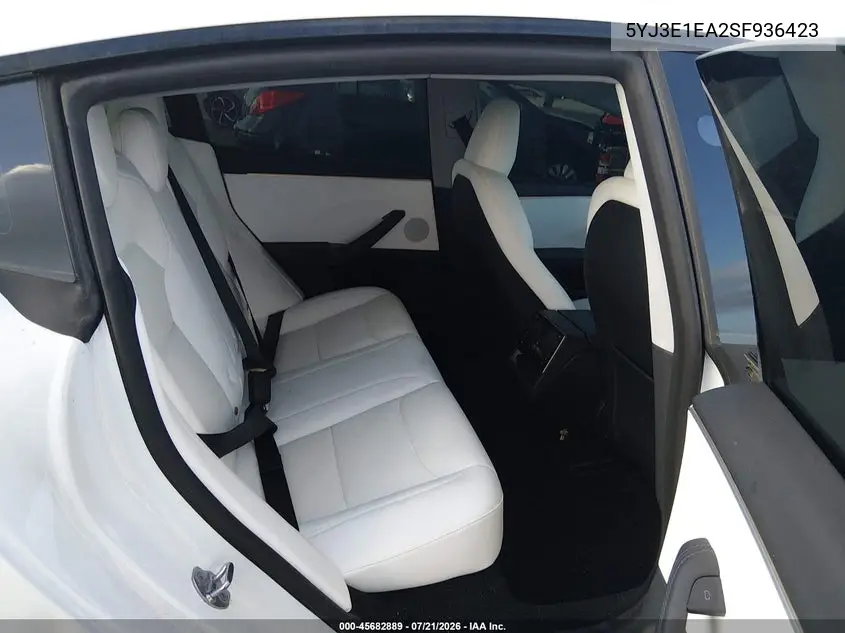 2025 Tesla Model 3 Long Range Rear-Wheel Drive/Standard Rear-Wheel Drive VIN: 5YJ3E1EA2SF936423 Lot: 45682889