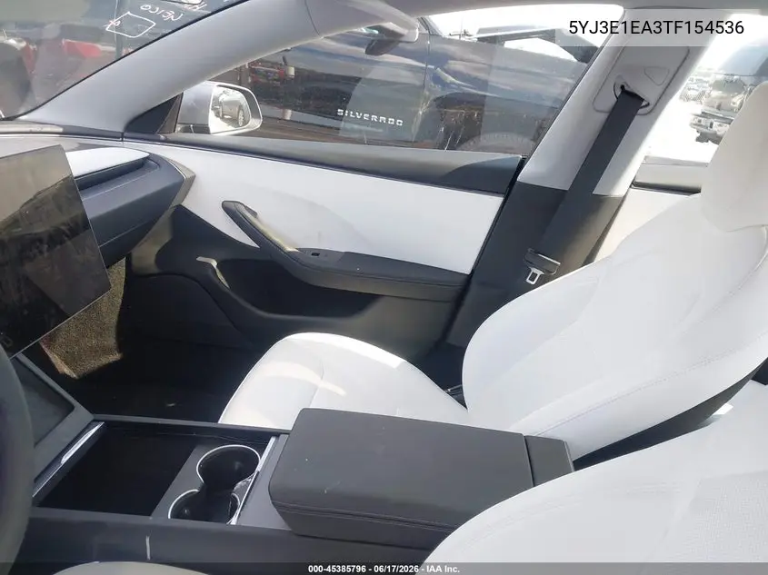 2026 Tesla Model 3 Premium Rear-Wheel Drive/Rear-Wheel Drive VIN: 5YJ3E1EA3TF154536 Lot: 45385796