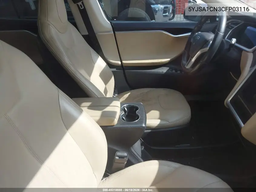 2012 Tesla Model S Signature VIN: 5YJSA1CN3CFP03116 Lot: 45318888