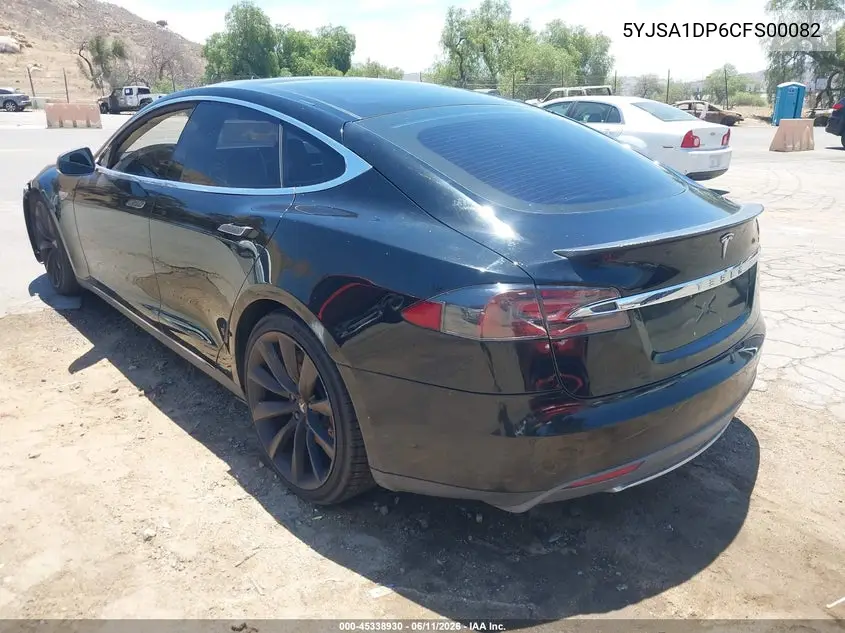 2012 Tesla Model S Performance/Signature Performance VIN: 5YJSA1DP6CFS00082 Lot: 45338930