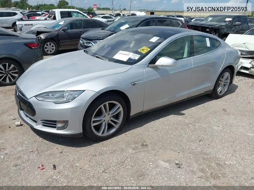 2013 Tesla Model S VIN: 5YJSA1CNXDFP20593 Lot: 45318892