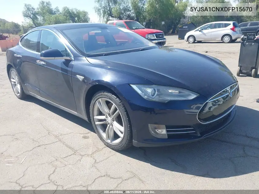2013 Tesla Model S VIN: 5YJSA1CNXDFP15670 Lot: 45356440