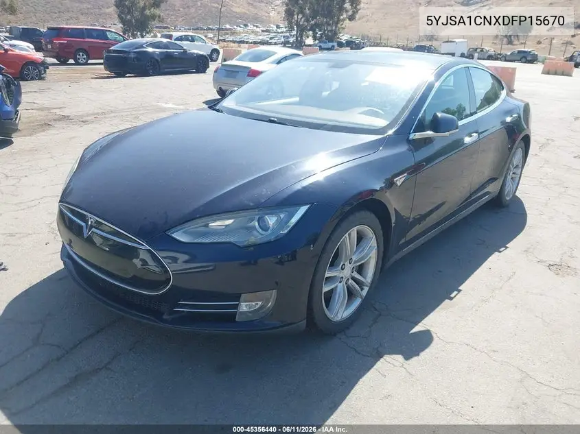 2013 Tesla Model S VIN: 5YJSA1CNXDFP15670 Lot: 45356440