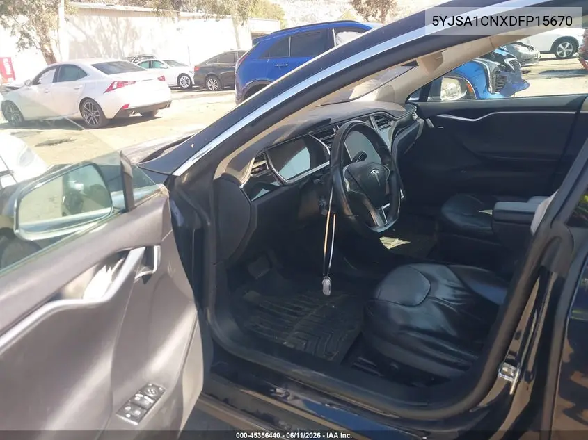 2013 Tesla Model S VIN: 5YJSA1CNXDFP15670 Lot: 45356440