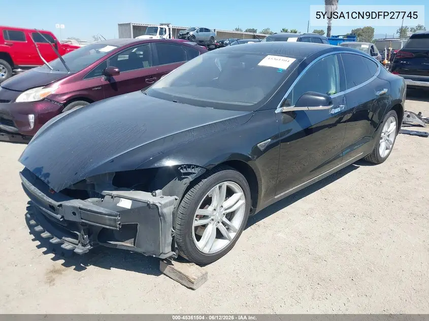 2013 Tesla Model S VIN: 5YJSA1CN9DFP27745 Lot: 45361504
