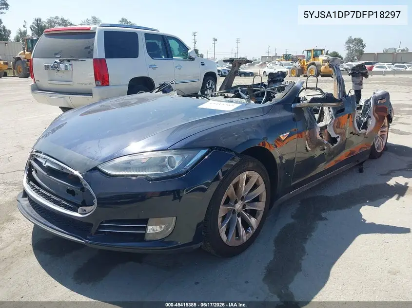 2013 Tesla Model S Performance VIN: 5YJSA1DP7DFP18297 Lot: 45415385