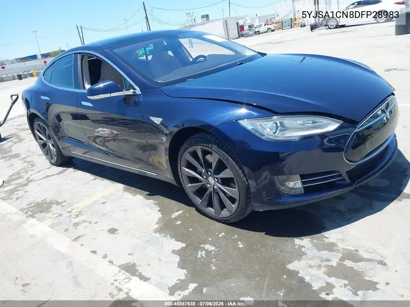 2013 Tesla Model S VIN: 5YJSA1CN8DFP28983 Lot: 45557638