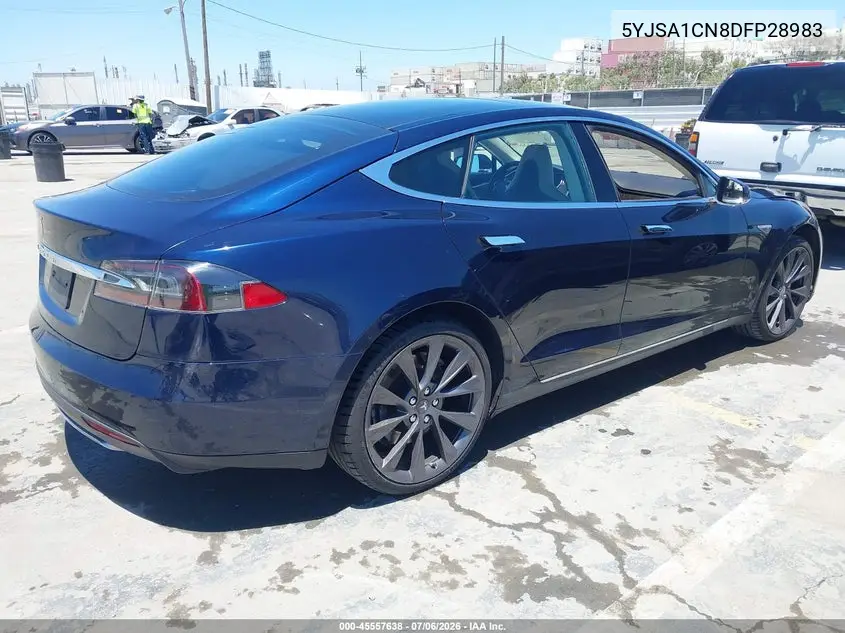 2013 Tesla Model S VIN: 5YJSA1CN8DFP28983 Lot: 45557638