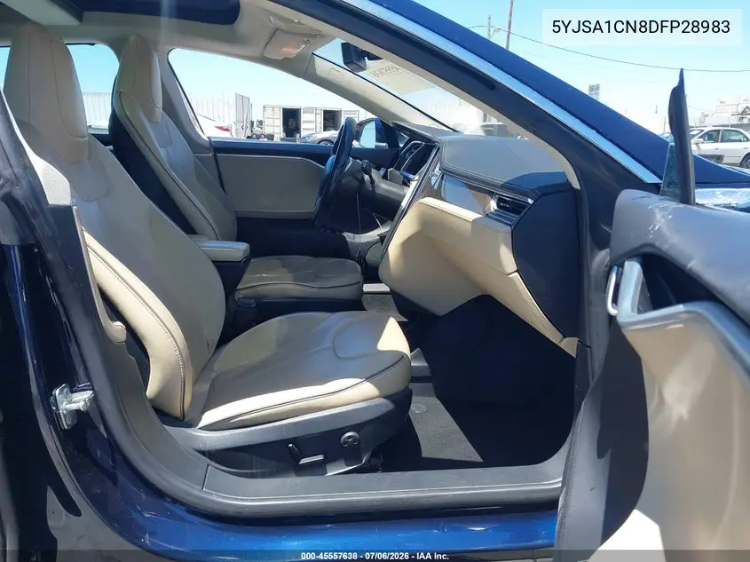 2013 Tesla Model S VIN: 5YJSA1CN8DFP28983 Lot: 45557638