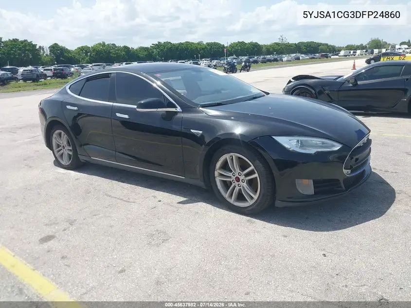 2013 Tesla Model S VIN: 5YJSA1CG3DFP24860 Lot: 45637982