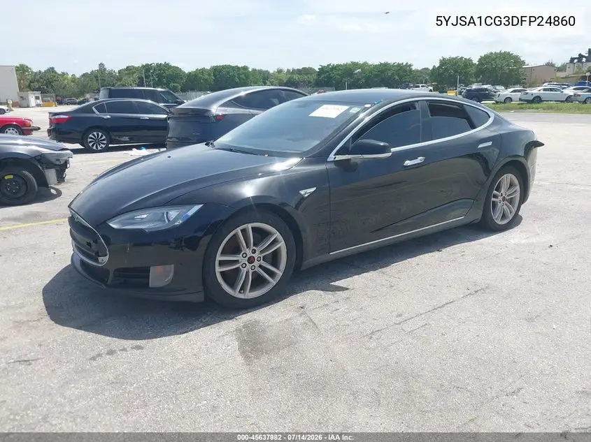 2013 Tesla Model S VIN: 5YJSA1CG3DFP24860 Lot: 45637982