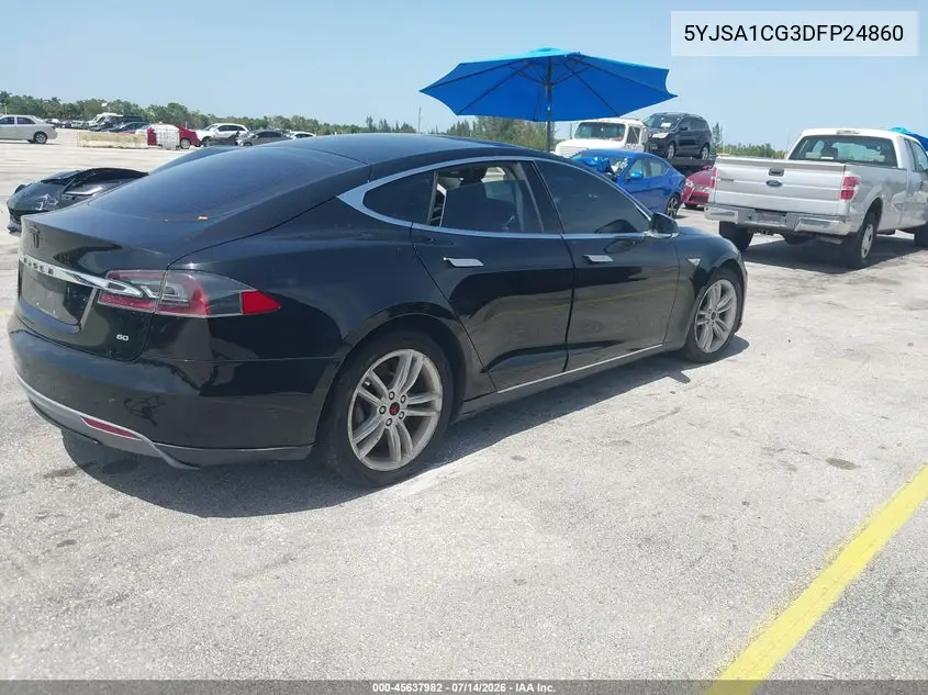 2013 Tesla Model S VIN: 5YJSA1CG3DFP24860 Lot: 45637982