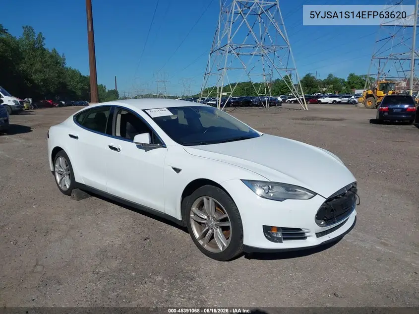 2014 Tesla Model S VIN: 5YJSA1S14EFP63620 Lot: 45391068