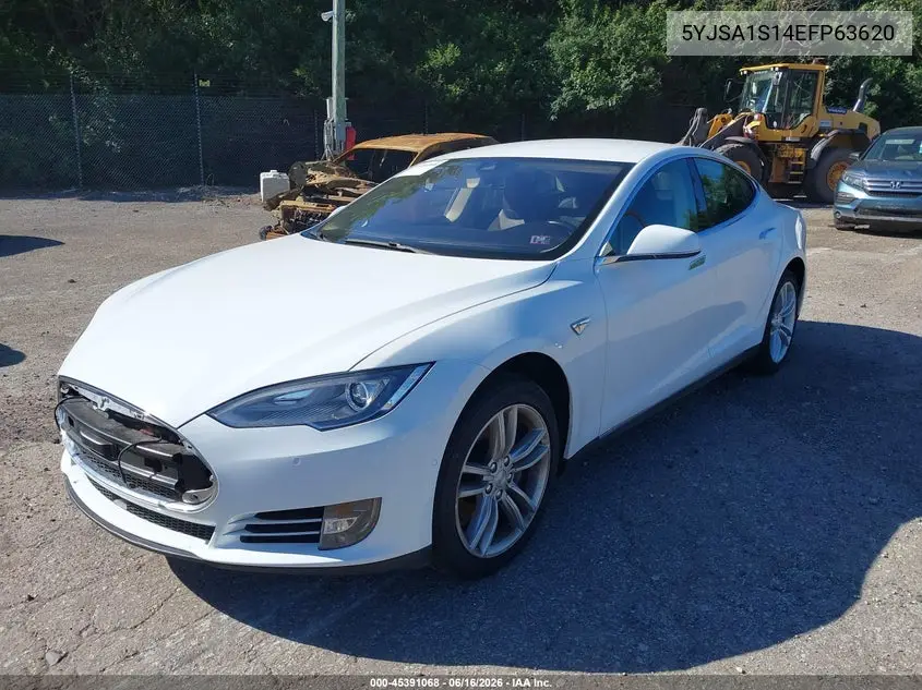 2014 Tesla Model S VIN: 5YJSA1S14EFP63620 Lot: 45391068