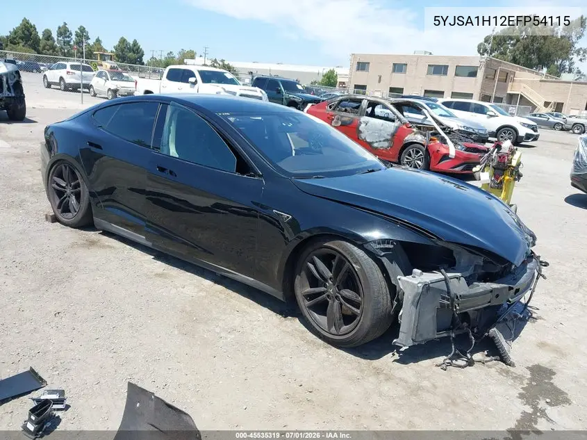 2014 Tesla Model S P85 VIN: 5YJSA1H12EFP54115 Lot: 45535319