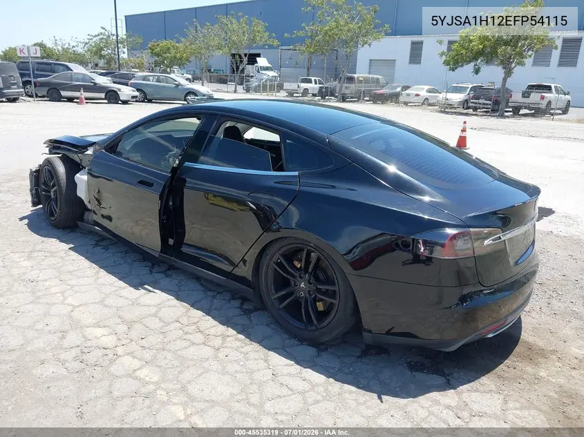 2014 Tesla Model S P85 VIN: 5YJSA1H12EFP54115 Lot: 45535319