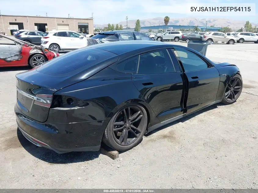 2014 Tesla Model S P85 VIN: 5YJSA1H12EFP54115 Lot: 45535319