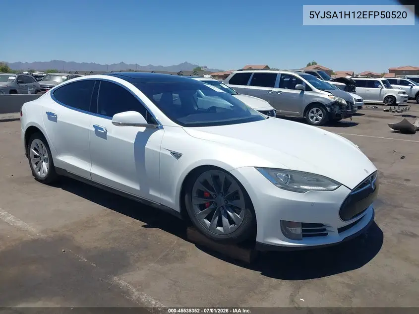 2014 Tesla Model S P85 VIN: 5YJSA1H12EFP50520 Lot: 45535352