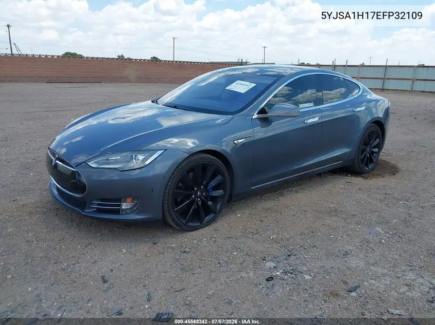 2014 Tesla Model S P85 VIN: 5YJSA1H17EFP32109 Lot: 45568342