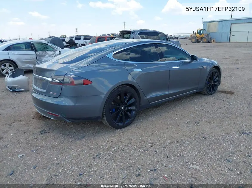 2014 Tesla Model S P85 VIN: 5YJSA1H17EFP32109 Lot: 45568342