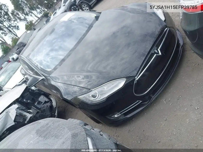 2014 Tesla Model S P85 VIN: 5YJSA1H15EFP39785 Lot: 45596895