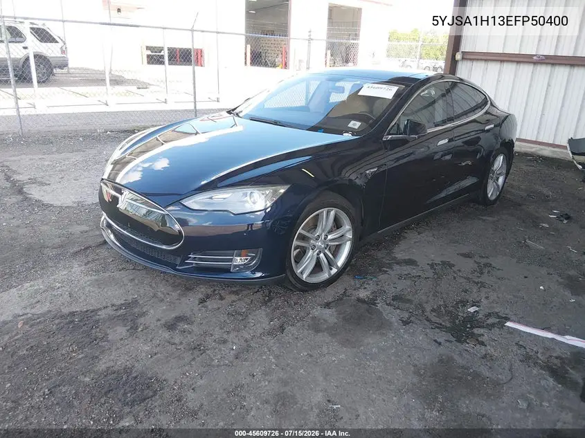 2014 Tesla Model S P85 VIN: 5YJSA1H13EFP50400 Lot: 45609726