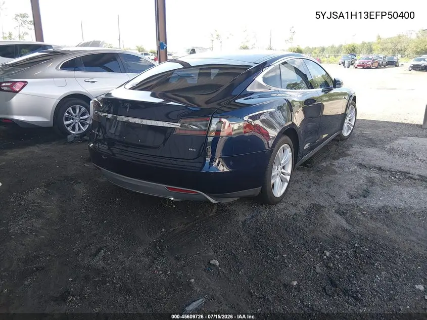 2014 Tesla Model S P85 VIN: 5YJSA1H13EFP50400 Lot: 45609726