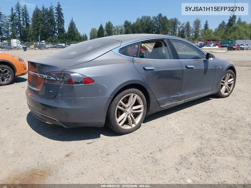 2014 Tesla Model S P85 VIN: 5YJSA1H15EFP32710 Lot: 45685132