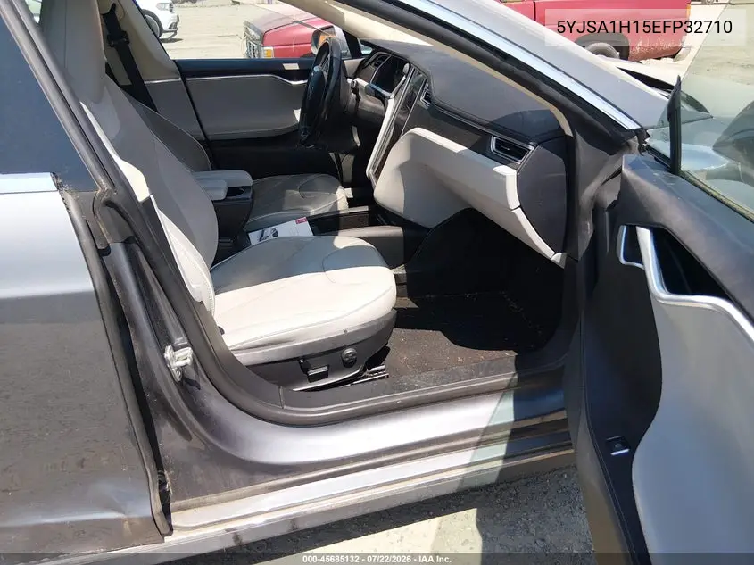 2014 Tesla Model S P85 VIN: 5YJSA1H15EFP32710 Lot: 45685132