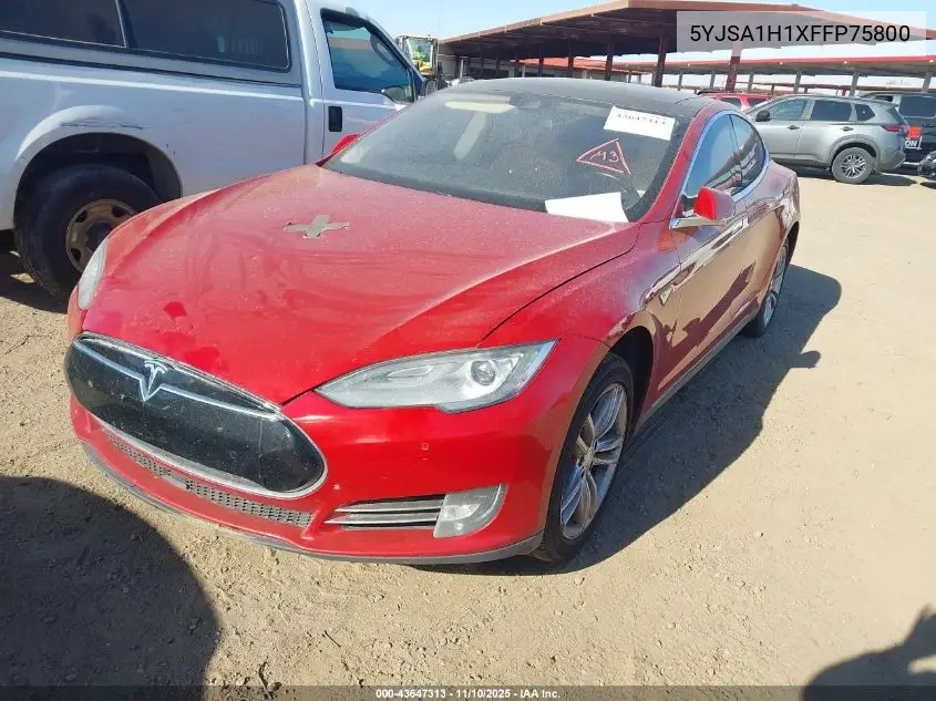 5YJSA1H1XFFP75800 2015 Tesla Model S
