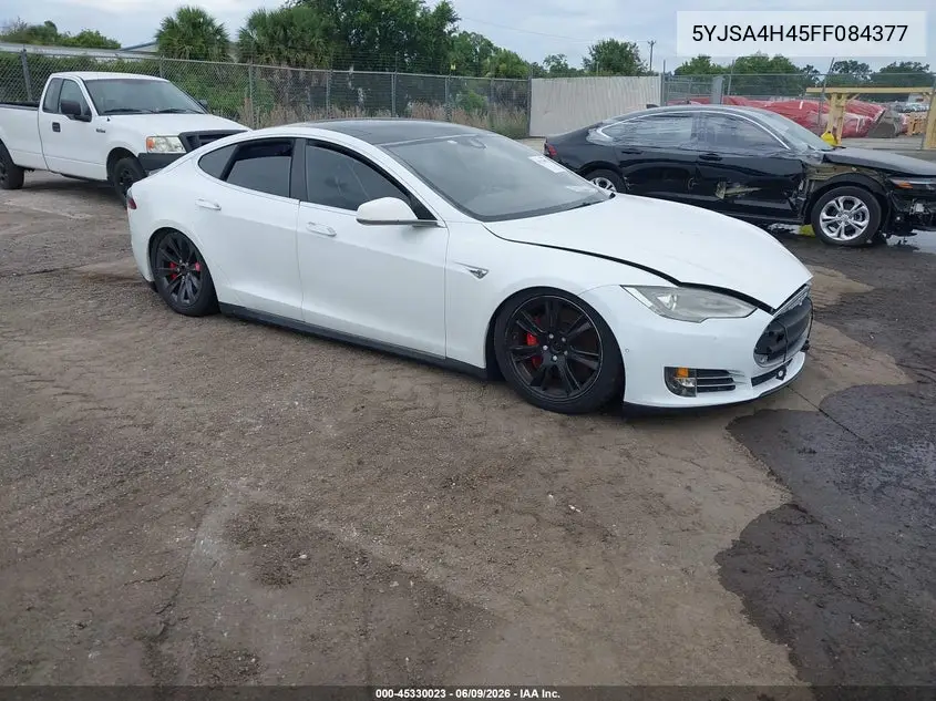 2015 Tesla Model S 85D/P85D VIN: 5YJSA4H45FF084377 Lot: 45330023
