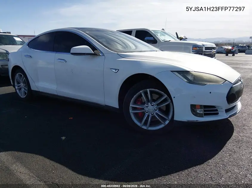 2015 Tesla Model S 70D/85D/P85D VIN: 5YJSA1H23FFP77297 Lot: 45330982