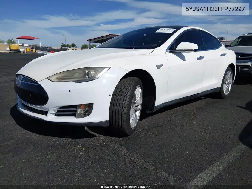 2015 Tesla Model S 70D/85D/P85D VIN: 5YJSA1H23FFP77297 Lot: 45330982
