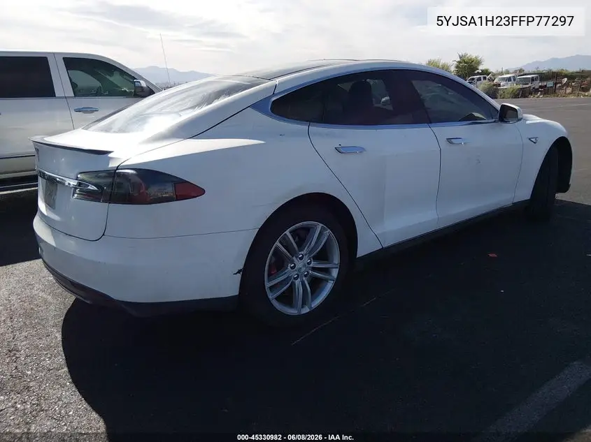 2015 Tesla Model S 70D/85D/P85D VIN: 5YJSA1H23FFP77297 Lot: 45330982