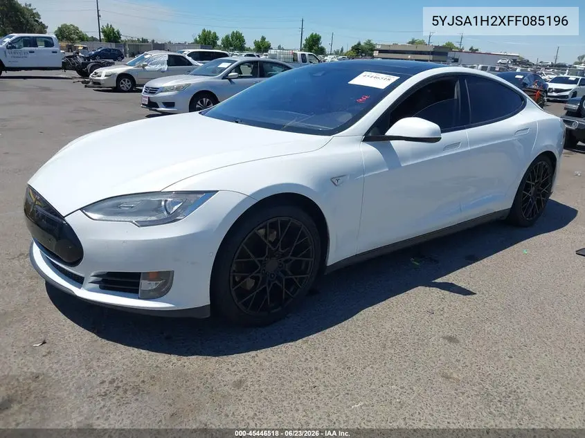 2015 Tesla Model S 70D/85D/P85D VIN: 5YJSA1H2XFF085196 Lot: 45446518
