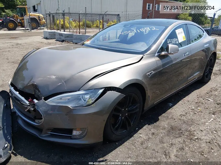 2015 Tesla Model S 70D/85D/P85D VIN: 5YJSA1H23FF089204 Lot: 45511892