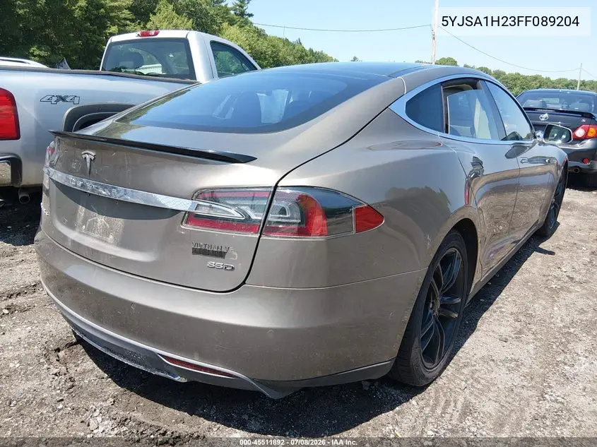 2015 Tesla Model S 70D/85D/P85D VIN: 5YJSA1H23FF089204 Lot: 45511892