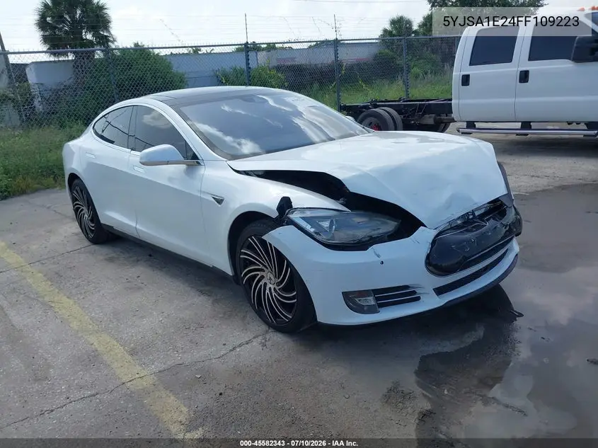 2015 Tesla Model S 70D/85D/P85D VIN: 5YJSA1E24FF109223 Lot: 45582343