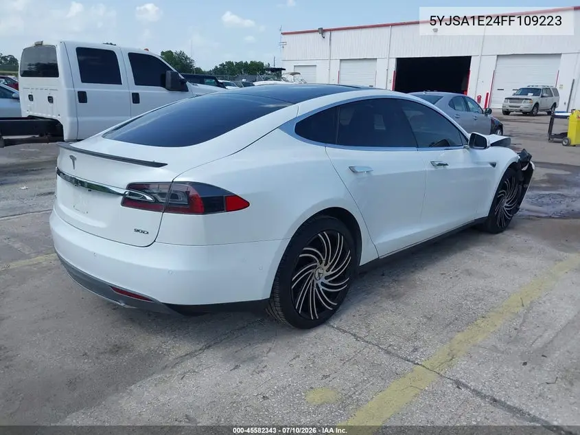 2015 Tesla Model S 70D/85D/P85D VIN: 5YJSA1E24FF109223 Lot: 45582343