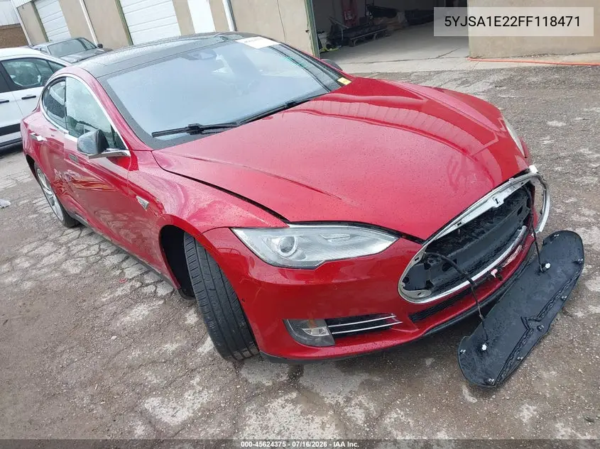 2015 Tesla Model S 70D/85D/P85D VIN: 5YJSA1E22FF118471 Lot: 45624375