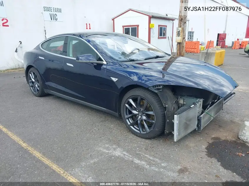 2015 Tesla Model S 70D/85D/P85D VIN: 5YJSA1H22FF087976 Lot: 45627778
