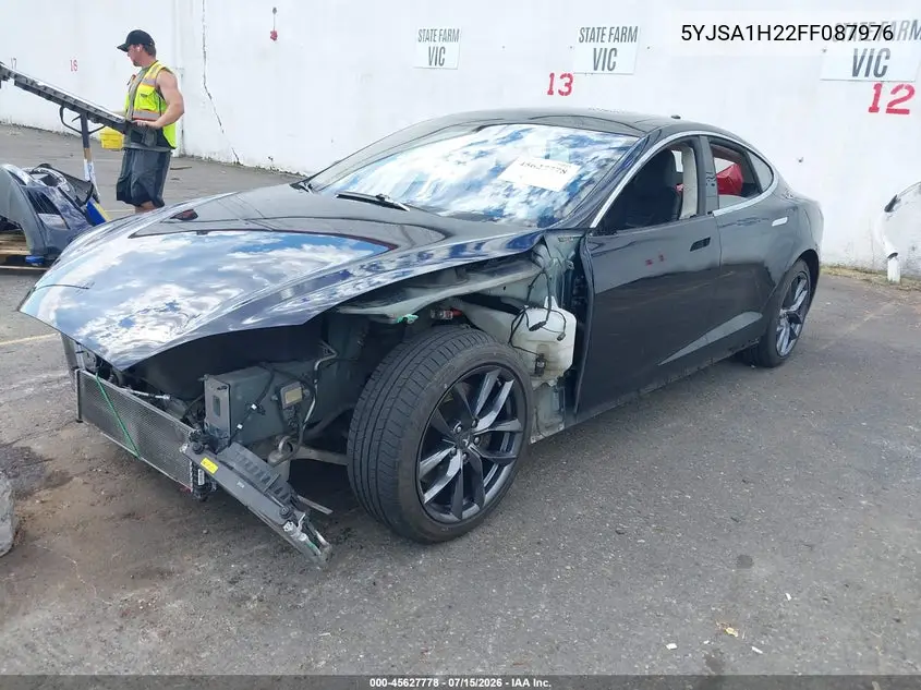 2015 Tesla Model S 70D/85D/P85D VIN: 5YJSA1H22FF087976 Lot: 45627778