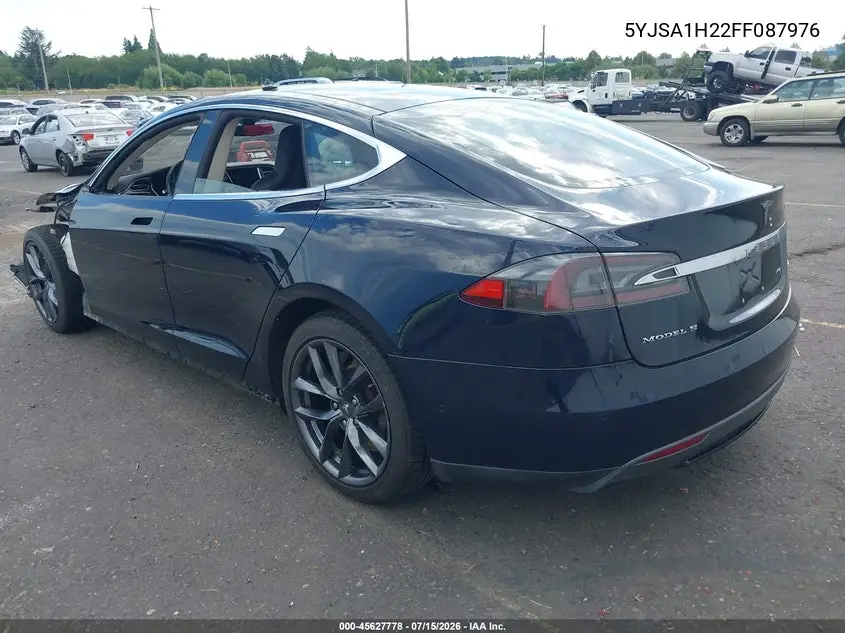 2015 Tesla Model S 70D/85D/P85D VIN: 5YJSA1H22FF087976 Lot: 45627778