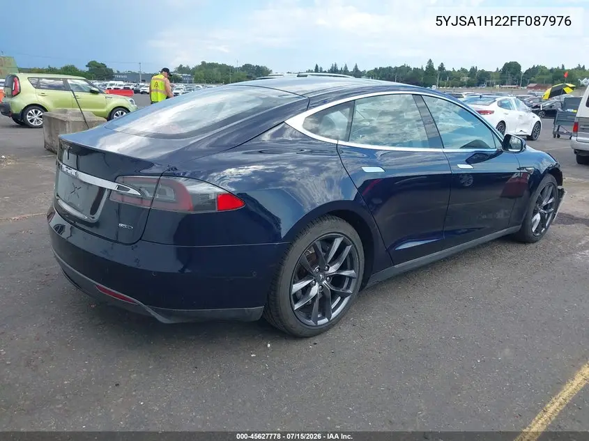 2015 Tesla Model S 70D/85D/P85D VIN: 5YJSA1H22FF087976 Lot: 45627778